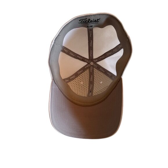 Titleist Pro White Golf Hat S/M Adjustable Lightweight & Breathable Design - Picture 4 of 5